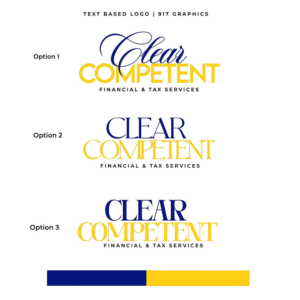 Text Based Logo
